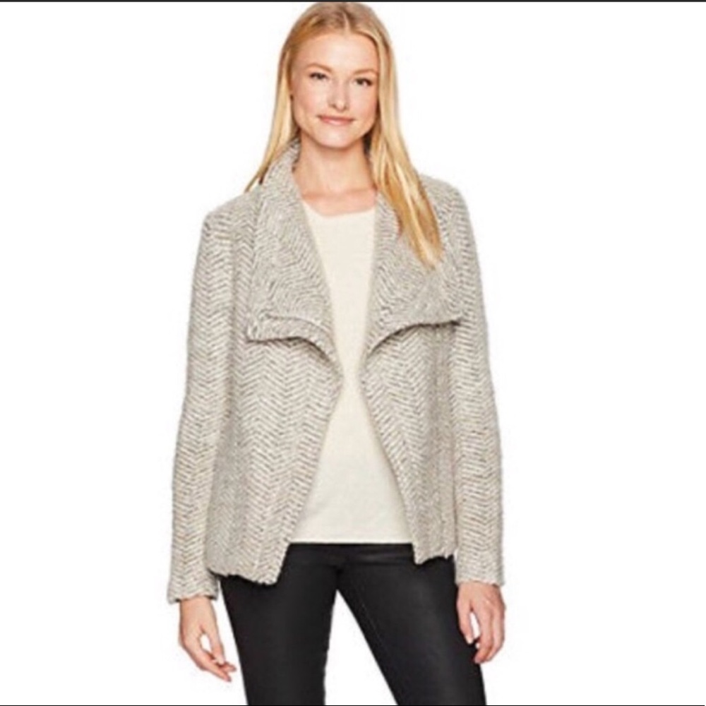 WOOL CROP JACKET - CUPCAKE & CASHMERE